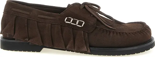 Brown Suede Leather Moccassin