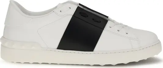 Blue Calf Leather Bos Taurus Low Top Sneakers
