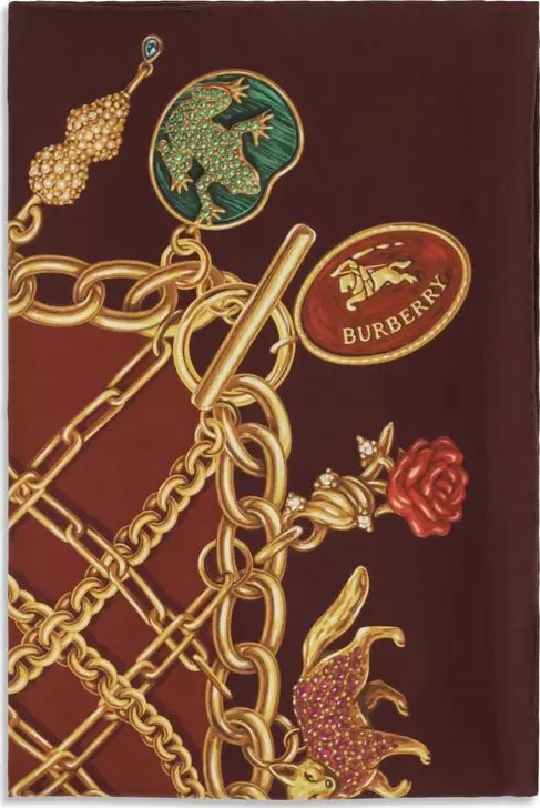 Bordeaux Silk Scarf