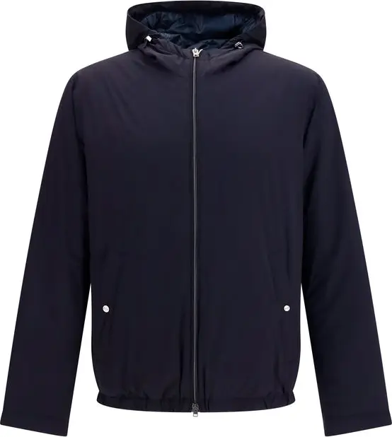 Blue Goose Down Full-Length Jacket