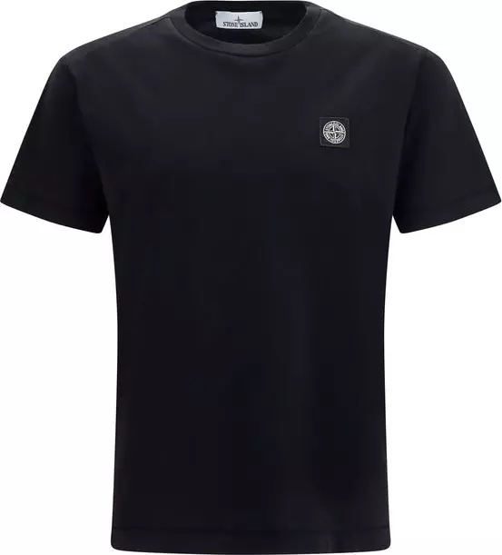Black Cotton T-Shirt