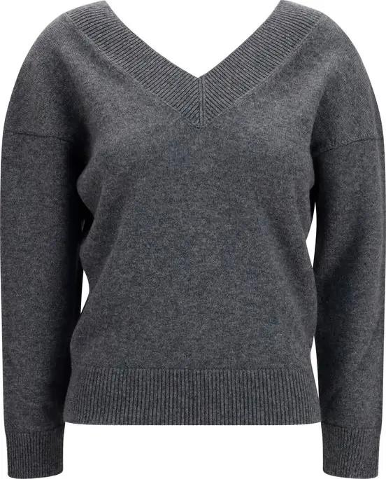 Gray Cashmere Sweater