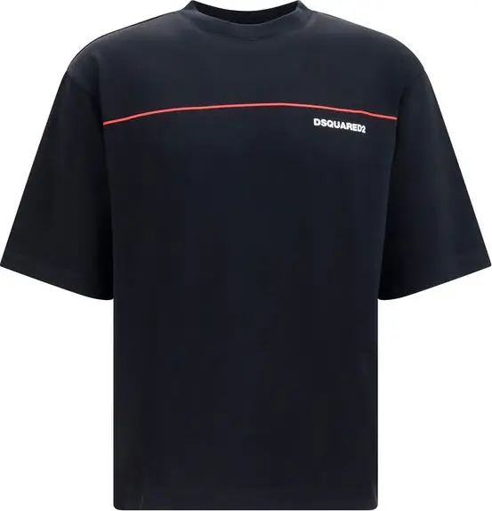 Black Cotton T-Shirt