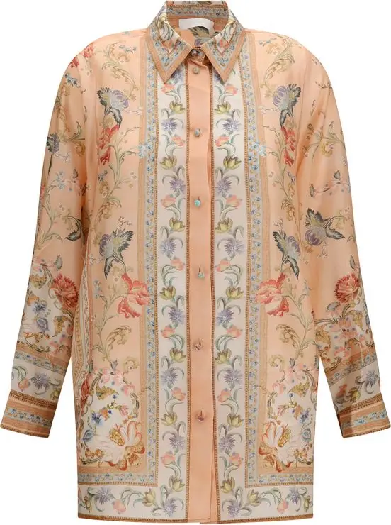 Multicolor Silk Shirt