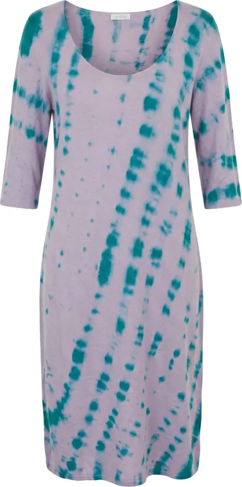 Purple Cotton Women Dress
