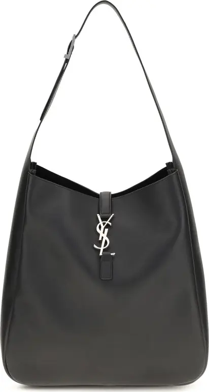 Black Calf Leather Bos Taurus Shoulder Bag