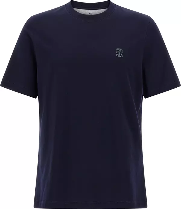 Blue Cotton T-Shirt