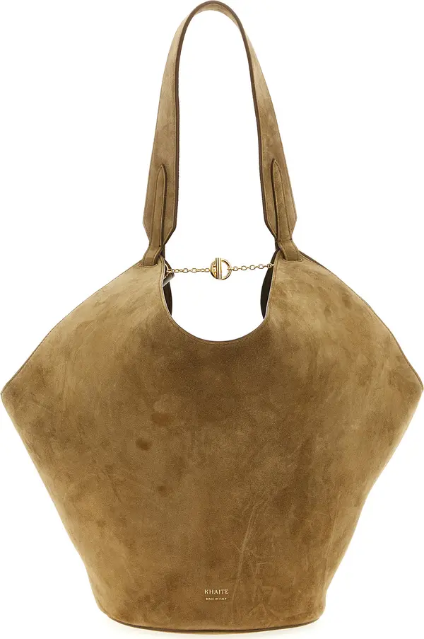 Brown Calfskin Tote Bag