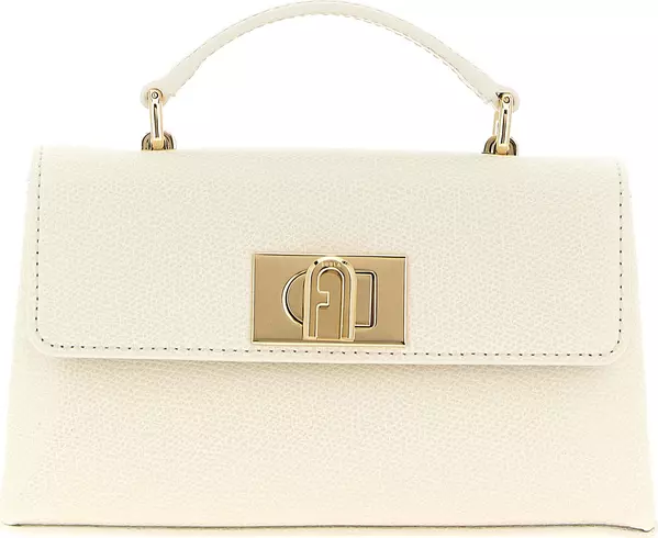 White Leather Crossbody Bag