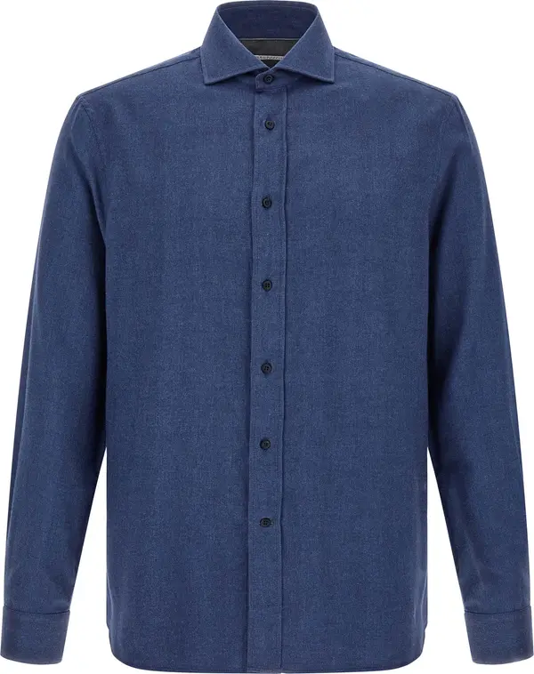 Blue Cotton Blouse