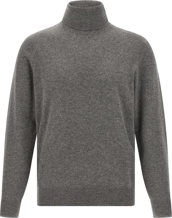 Gray Cashmere Cardigan