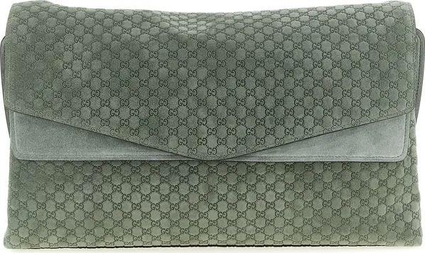 Bicolor Calfskin Shoulder Bag