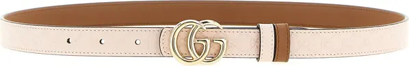 Multicolor Calfskin Thin Belt