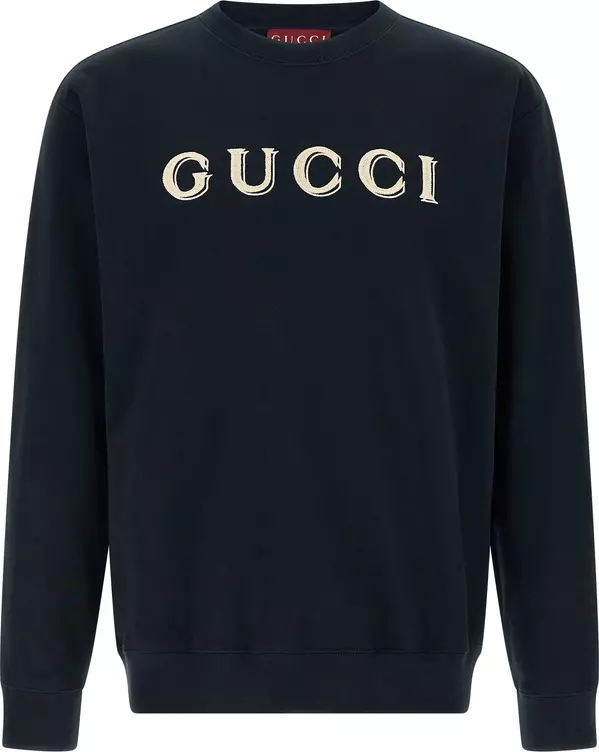 Blue Cotton Sweatshirt