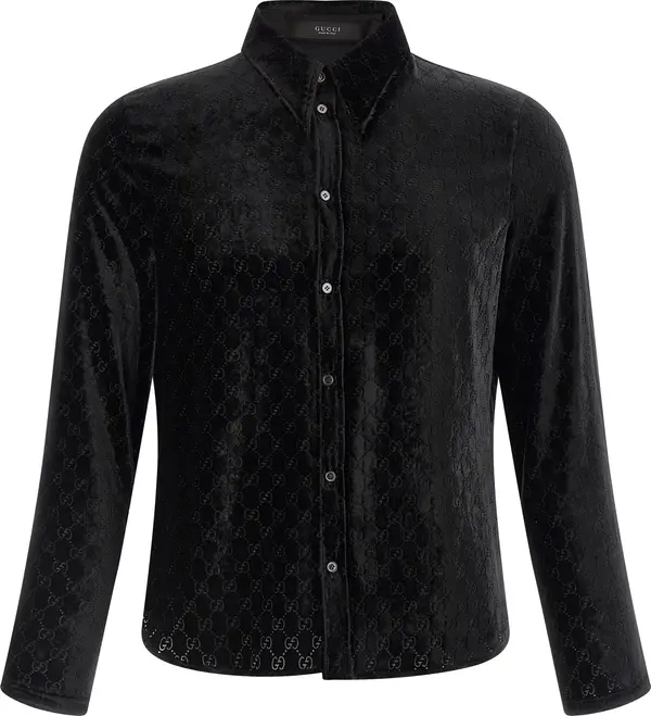 Black Viscose Blouse