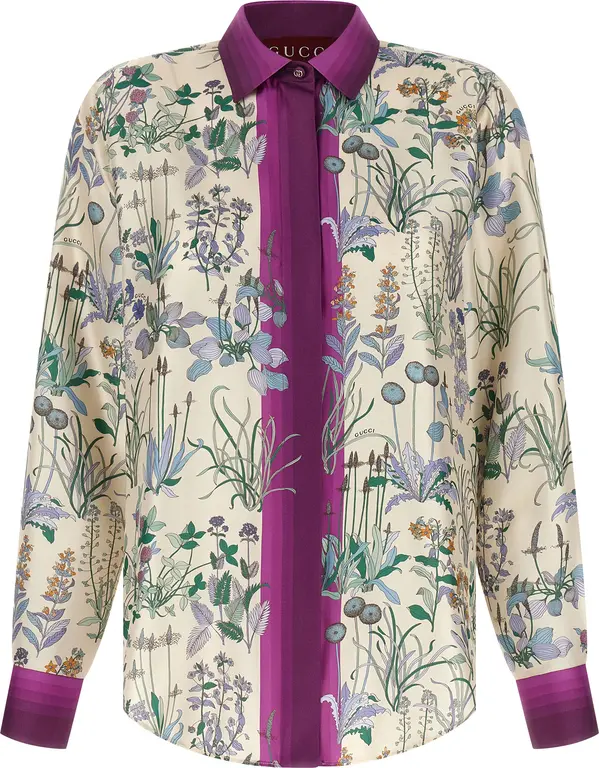 Multicolor Silk Blouse