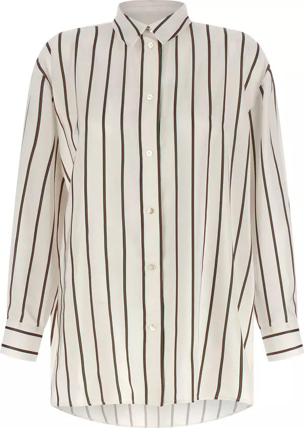 White Silk Blouse