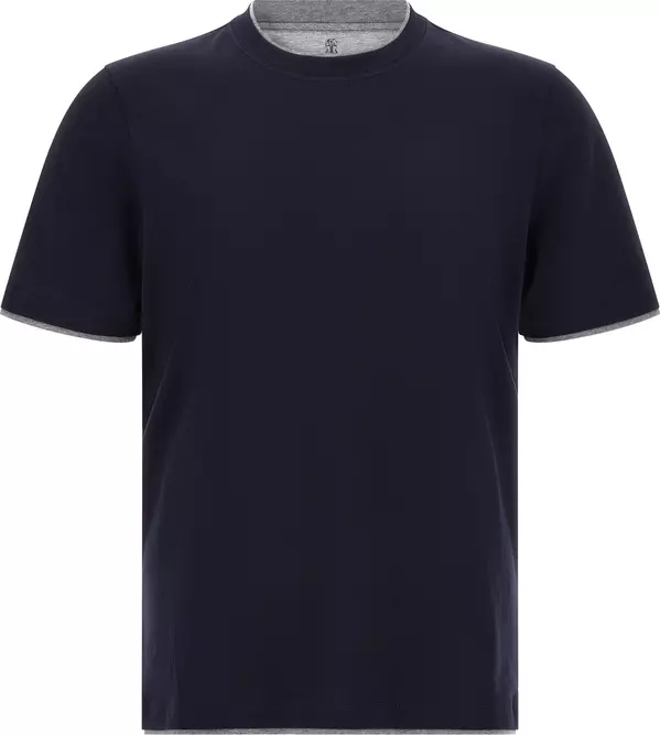 Blue Cotton T-Shirt