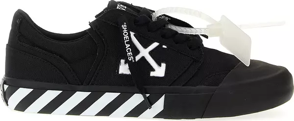 Bicolor Cotton Low Top Sneakers
