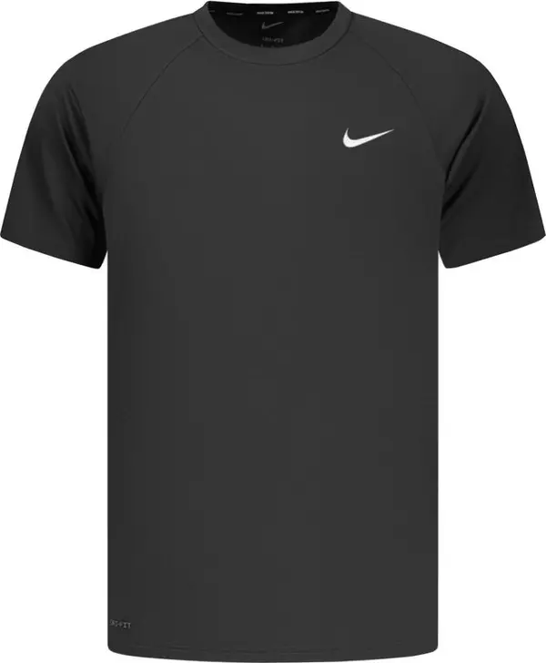 Black Polyester Men's T-Shirt