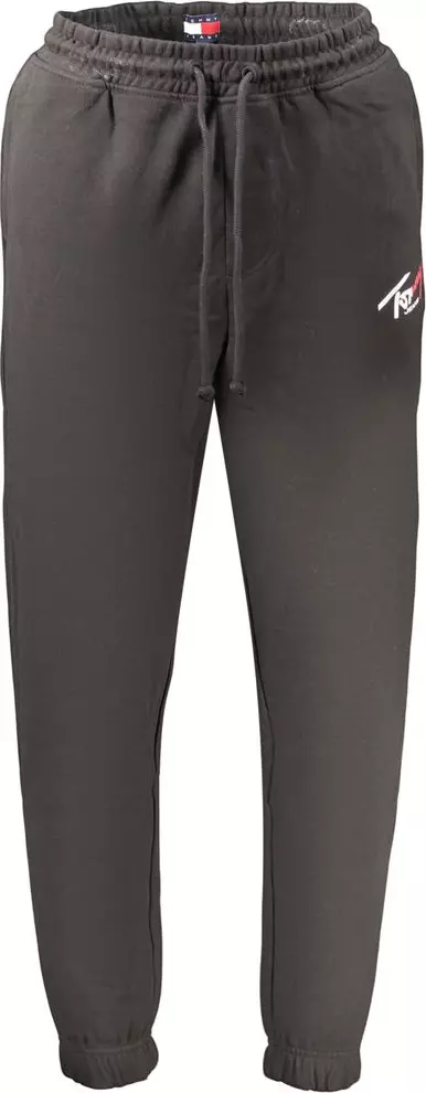 Black Cotton Mens Trousers