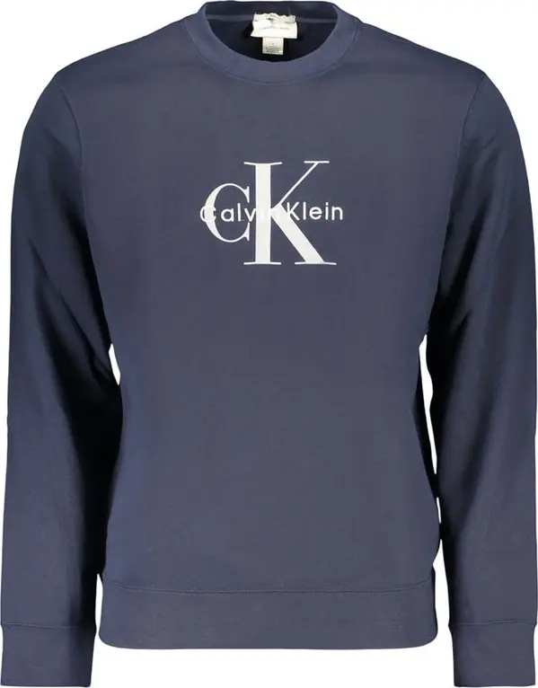 Blue Cotton Men's Sweatshirt