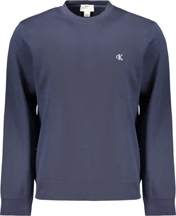 Blue Cotton Men's Sweatshirt