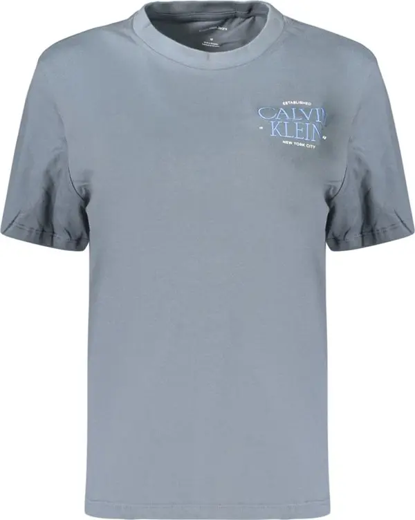 Gray Cotton Women's T-Shirt