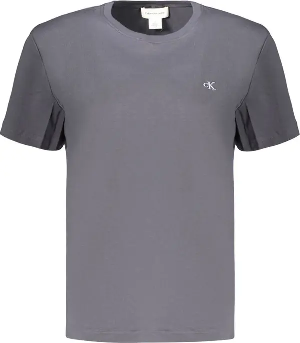 Gray Cotton Women's T-Shirt