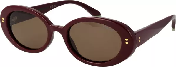 Burgundy Polycarbonate Sunglasses