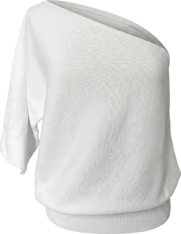 White Cotton Women Sweater