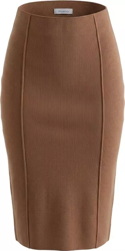 Beige Cotton Women's Skirt