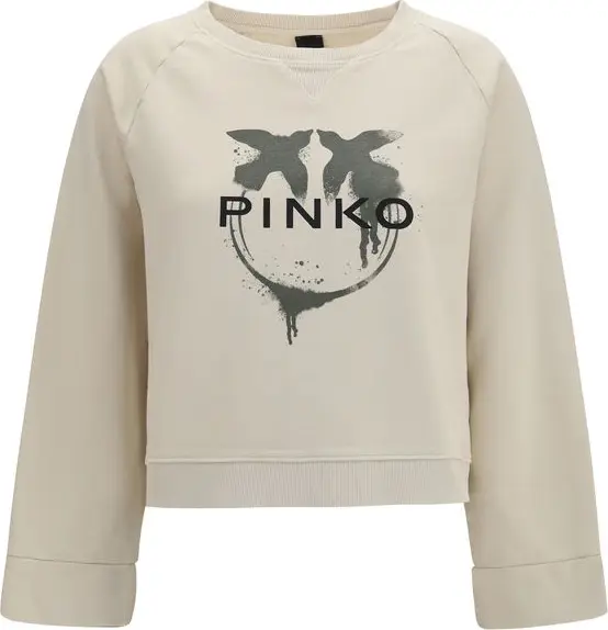 Beige Cotton Sweatshirt