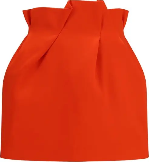 Multicolor Silk Mini Skirt