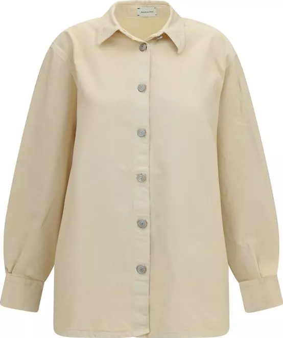 Beige Denim Shirt
