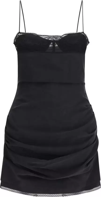 Black Silk Cocktail Dress