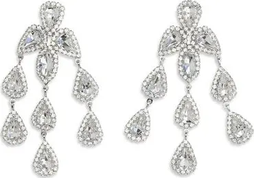 Silver Metal Earrings