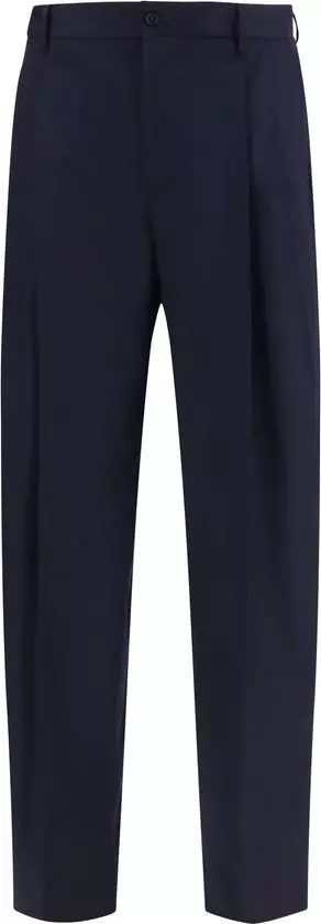 Blue Wool Oves Aries Dress Pants