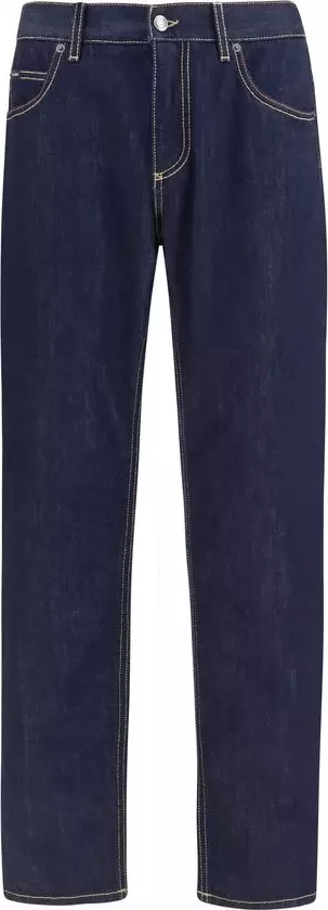 Blue Cotton Jeans Denim