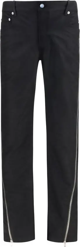 Black Wool Oves Aries Straight-Leg Jeans