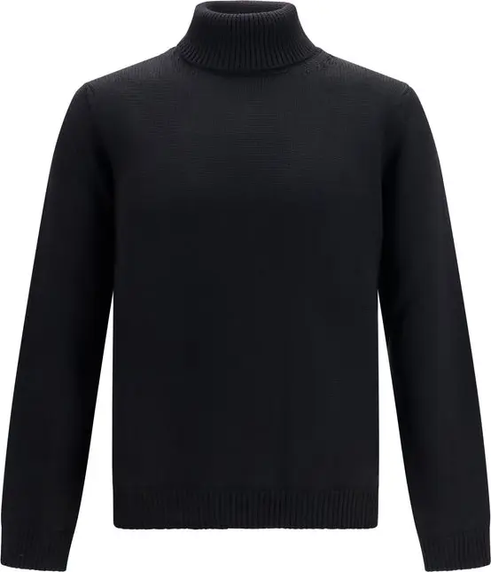 Black Wool Oves Aries Turtleneck