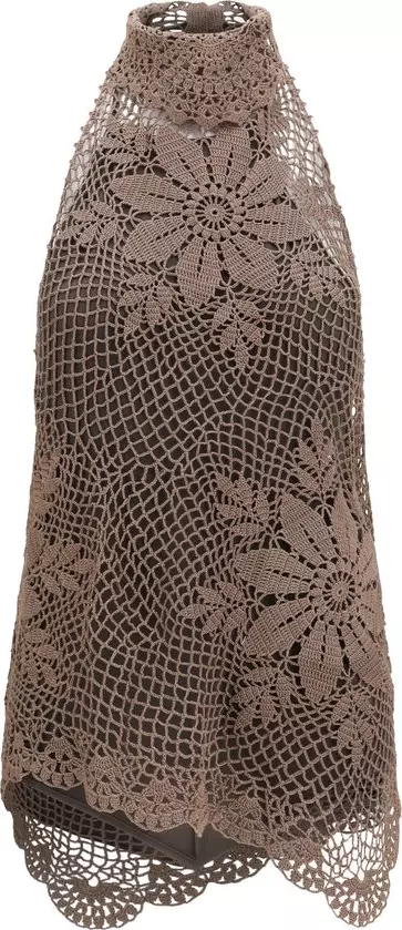 Brown Cotton Blouse