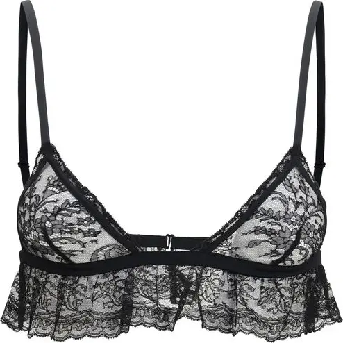 Black Cotton Bra