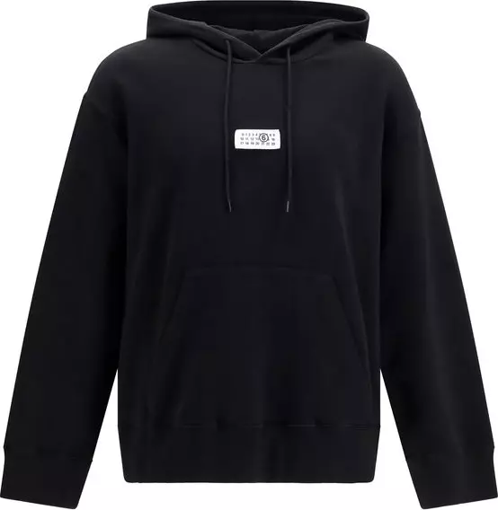 Black Cotton Sweatshirt