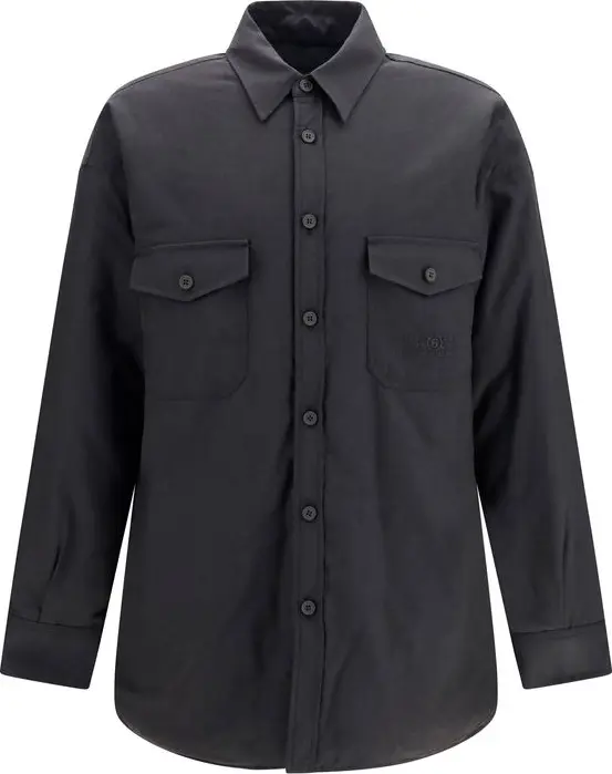Gray Wool Oves Aries Shirt