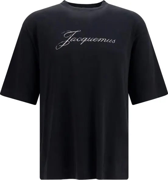 Black Cotton T-Shirt