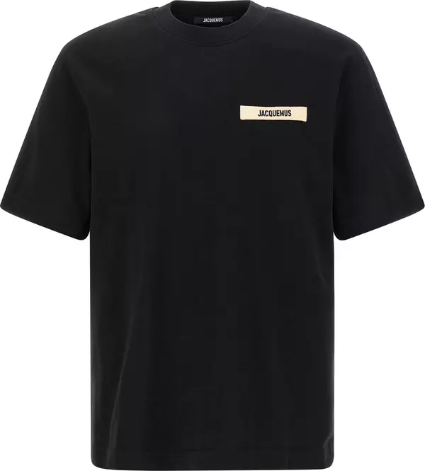 Black Cotton T-Shirt