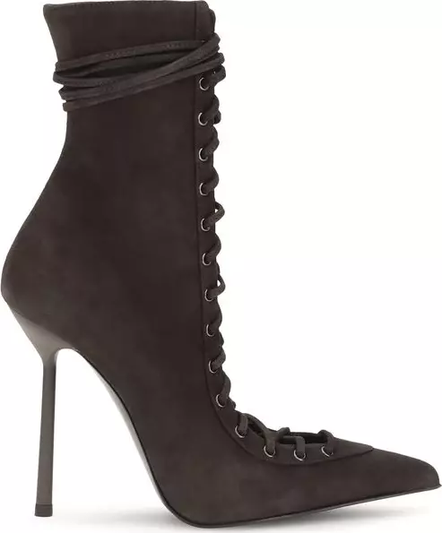 Brown Calf Leather Bos Taurus Lace-Up Boots