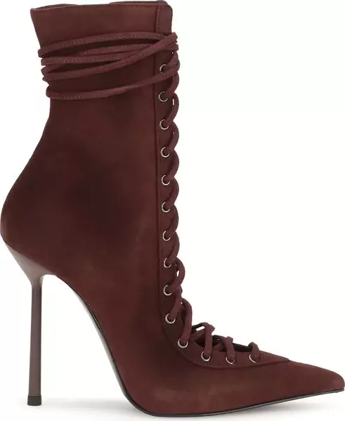 Bordeaux Calf Leather Bos Taurus Lace-Up Boots