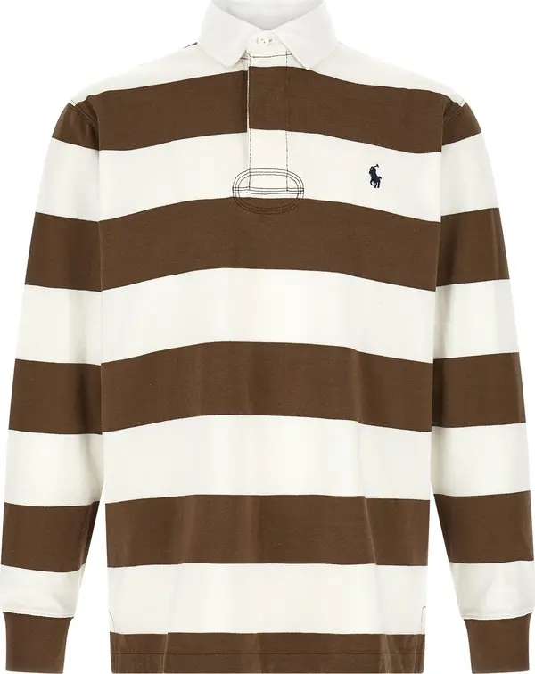 Brown Cotton Polo Shirt